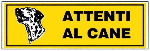 TARGA VARI POL."ATT/CANE" 23X10-129