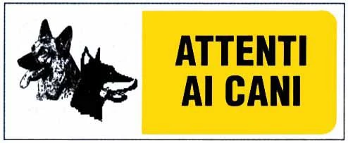 TARGA CEE POL."ATT/CANI" 31X14-122