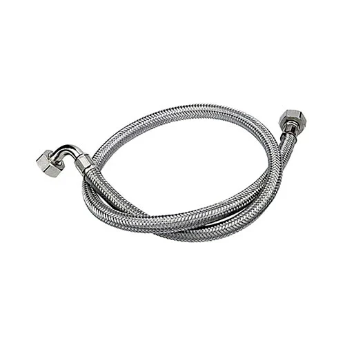 Tubo di carico inox gigante con curvetta cm 100