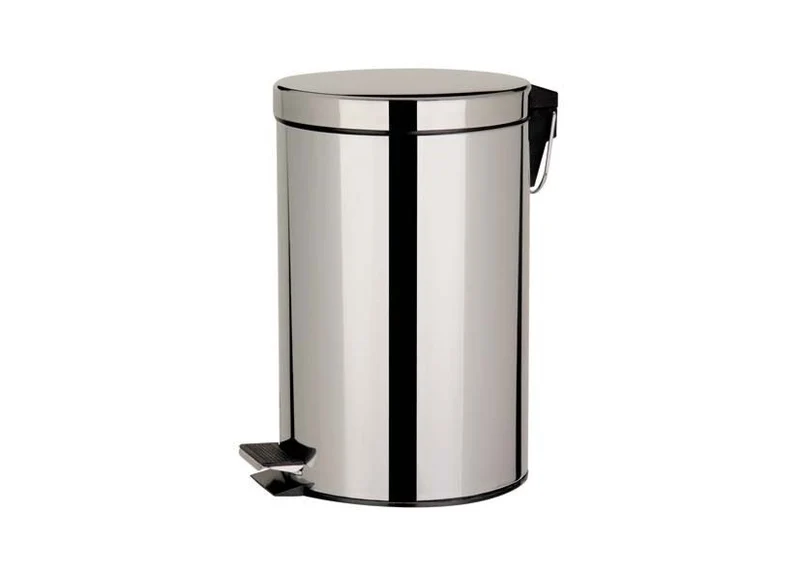 PATTUMIERA PEDALE INOX LT.12