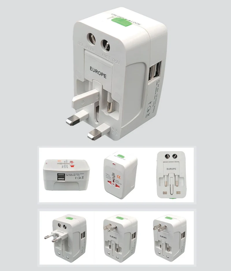 ADATTATORE VIAGGIO UNIVERSALE+USB