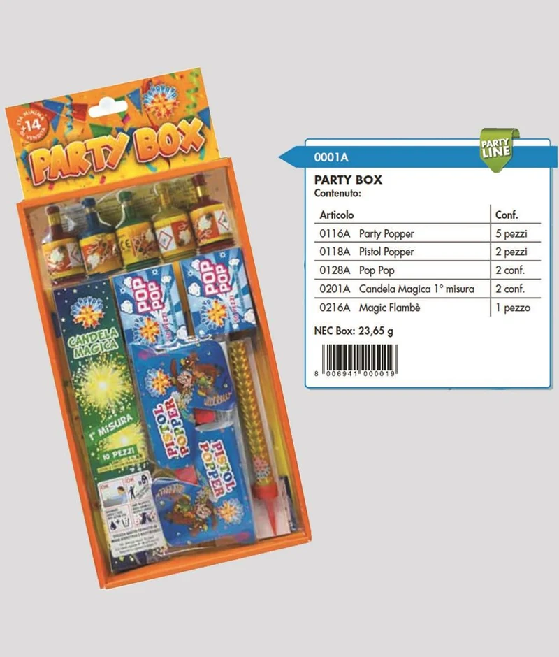 BOX PARTY ASSORTIMENTO FESTE