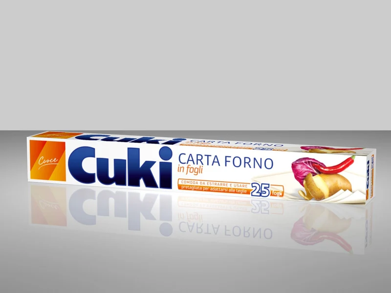 CARTA FORNO CUKI 25 FOGLI 33X38