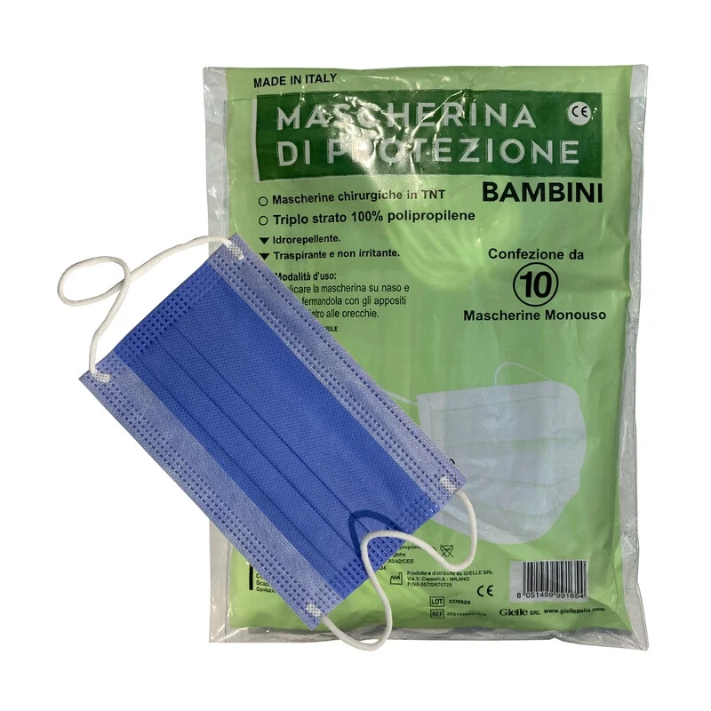 Mascherina Chirurgica Bambino Pz 10