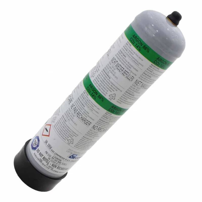 Bombola a gas non ricaricabile Argon+co2 Awelco