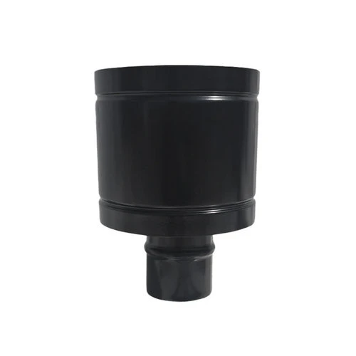 Cappello antivento inox304 per canne fumarie a legna nero diam. 150