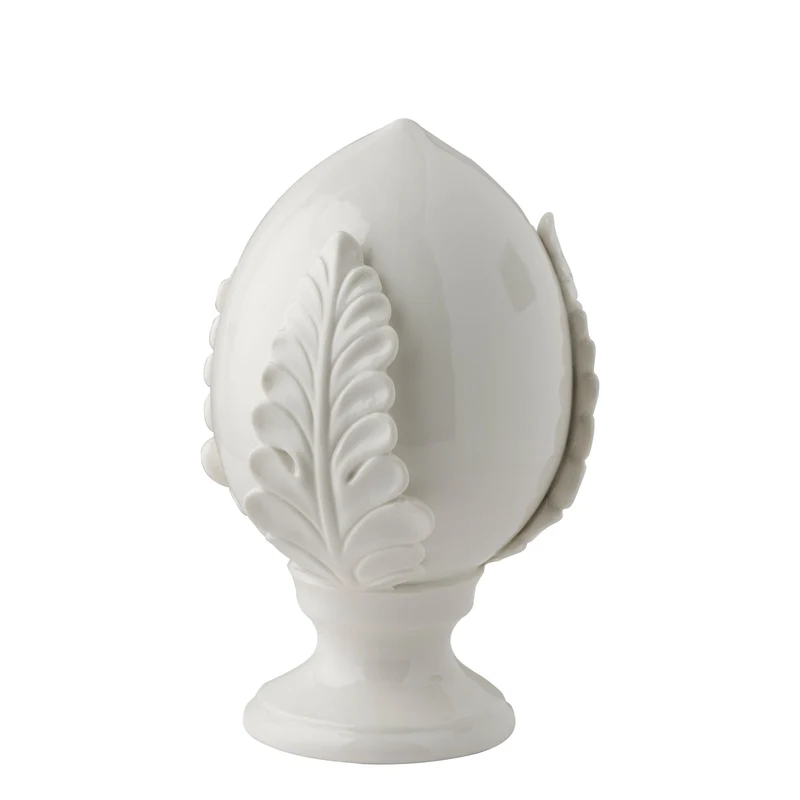Pumo decorativo in porcellana 22 cm