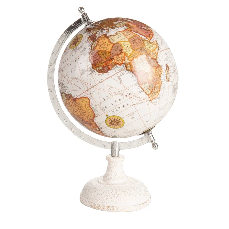 Mappamondo anticato 32 cm