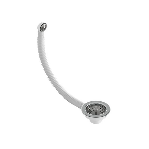 Piletta con cestello hook flex c/tp per lavello cucina 1 1/2 x 110 troppop. tondo