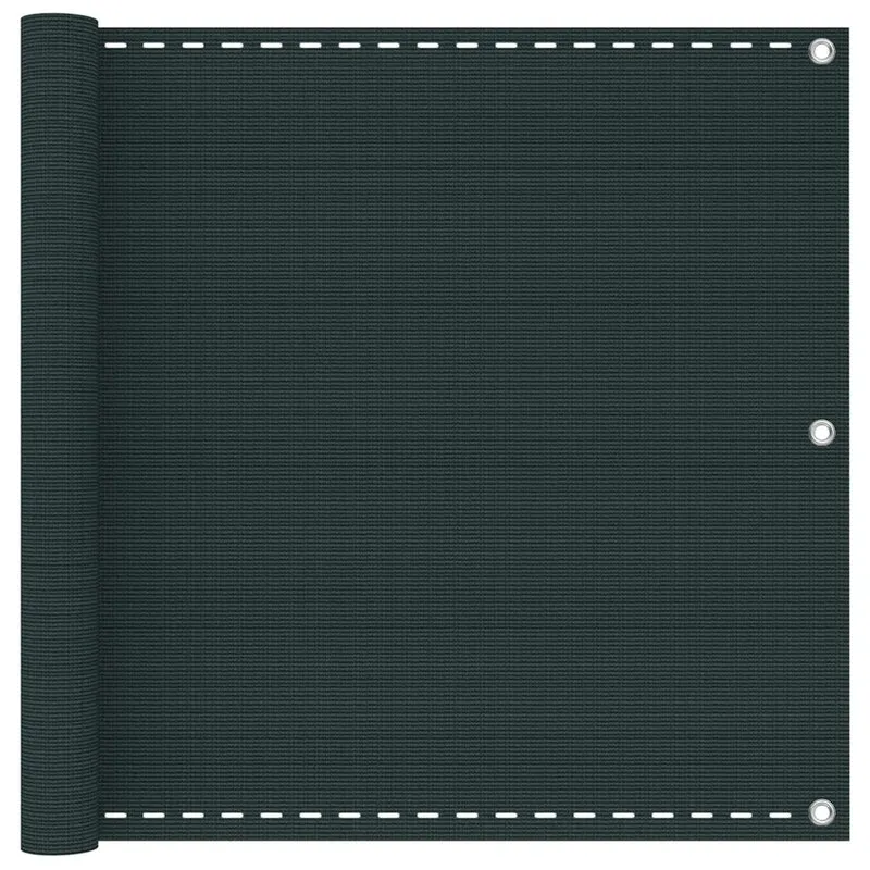 Schermo da balcone Verde Scuro 120 x 700 cm HDPE e alluminio 4002988