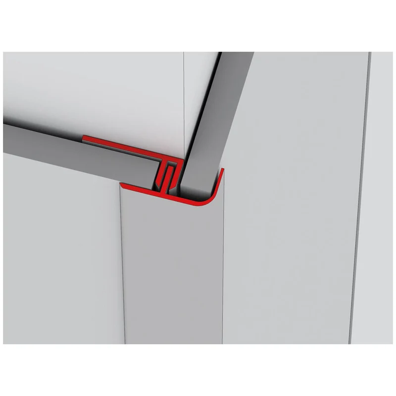 Profilo angolo esterno bianco - 200 cm x 300 cm - 6 pz - FORTE