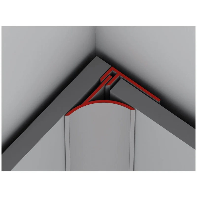 Profilo angolo interno a201 cm 300 bianco - FORTE - 6 pz