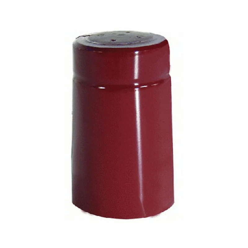 Capsula termoretraibile pvc 31x55 rosso pz100