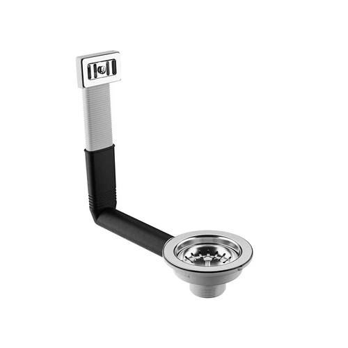 Piletta hook lux c/troppopieno rettangolare 1 1/2 x 110
