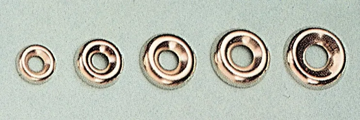 Sc Orli Sottovite Acciaio Nichelato 12 mm 50 Pezzi