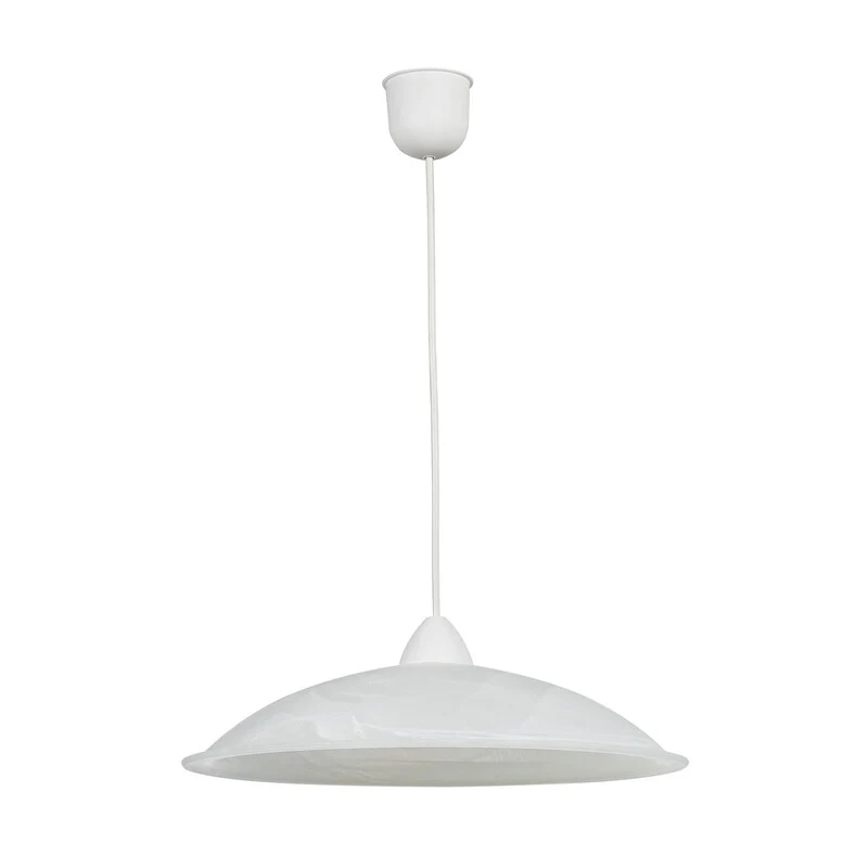 Lampada Sosp Duna 40 1XE27 Alabastro Bianco