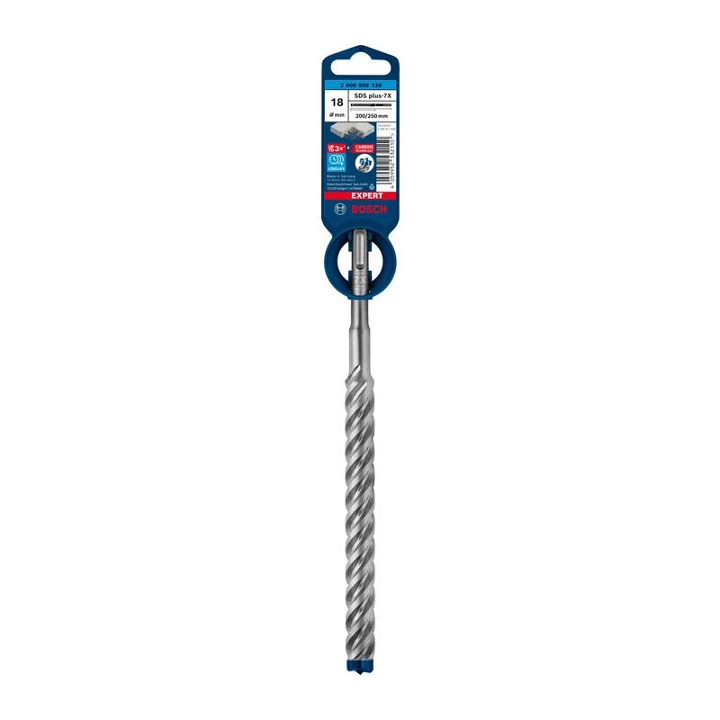 Bosch a Punta SDS Plus 7X Expert 18 x 200 x 265 mm