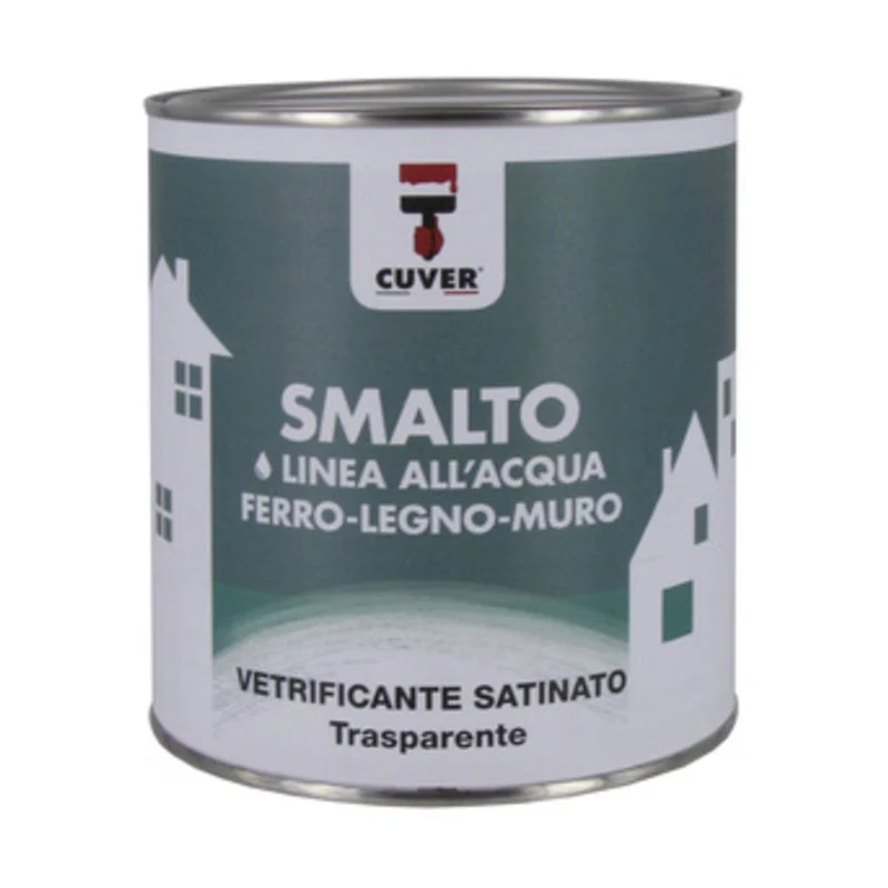 Smalto Allacqua Vetrificante Cuver Trasp Sat 750 ml Colorificio I.co.ri.p