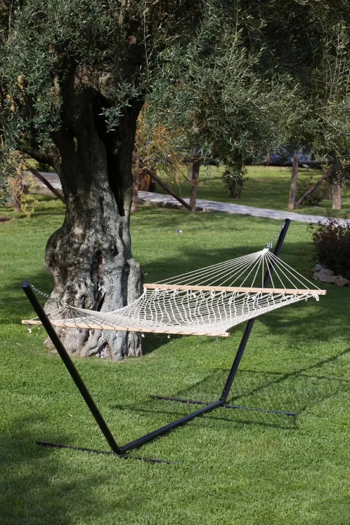 Amaca a Rete con Legno Doppia i Giardini del Re