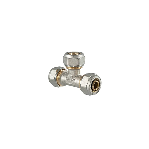Raccordo tee a compressione per multistrato 16x16x16