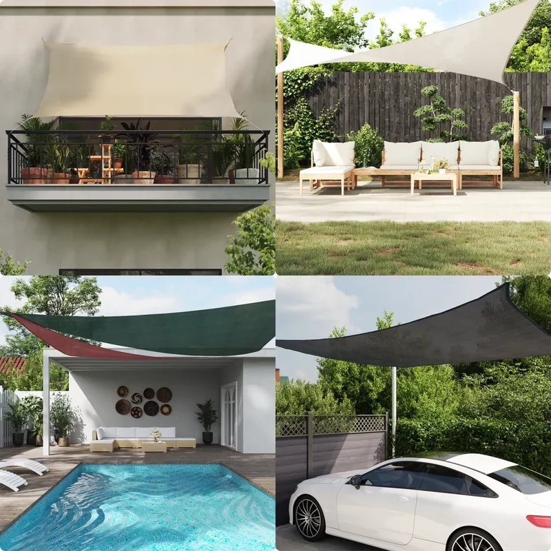 Vela Parasole 160 g/m² Bianca 2x4,5 m in HDPE 311230