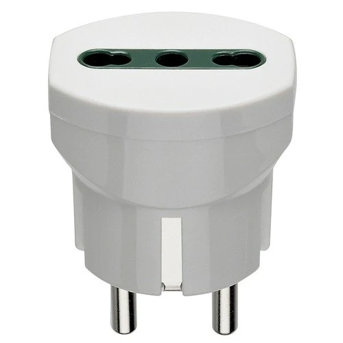 Adattatore tedesco/francese + P17/11 bianco Vimar