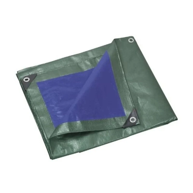 Telo Occhiellato PE 2 x 2M 110GR Verde Blu