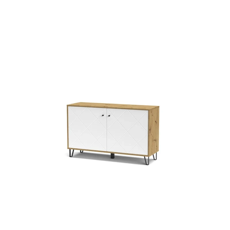 Mobile Bollo 2A BO4 Cm 123 x 40 x 75 Rov.artisan Bianc