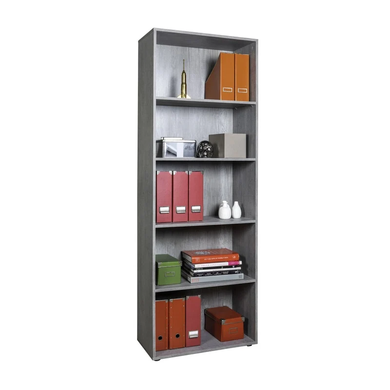 Libreria 4 Ripiani 69 x 35 x 200 cm Cemento
