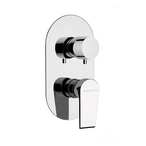 Miscelatore incasso doccia con deviatore 3 vie linea artic nero opaco