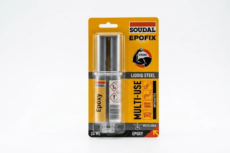 Acciaio Liquido Epossidico 24 g – Adesivo Bicompontente ad Alta Resistenza