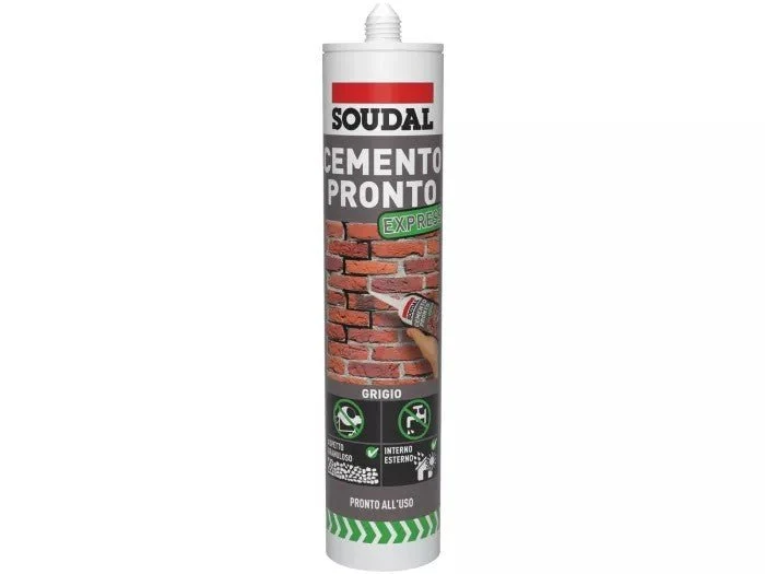 Cemento Pronto Acrilico 310 ml – Stucco per Riparazioni di Calcestruzzo e Muratura