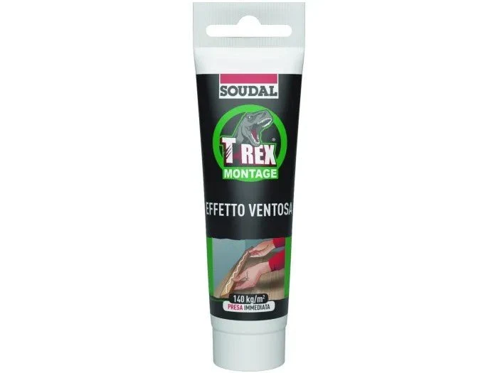 T-Rex Montage Effetto Ventosa – Adesivo di Montaggio Senza Chiodi ad Alta Presa 200g