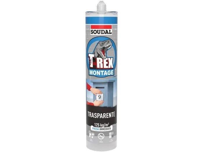 T-REX Trasparente – Adesivo di Montaggio Trasparente ad Alta Resistenza 295g
