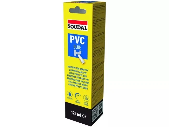 Colla PVC Soudal – Adesivo Rapido per Tubi e Raccordi in PVC Rigido