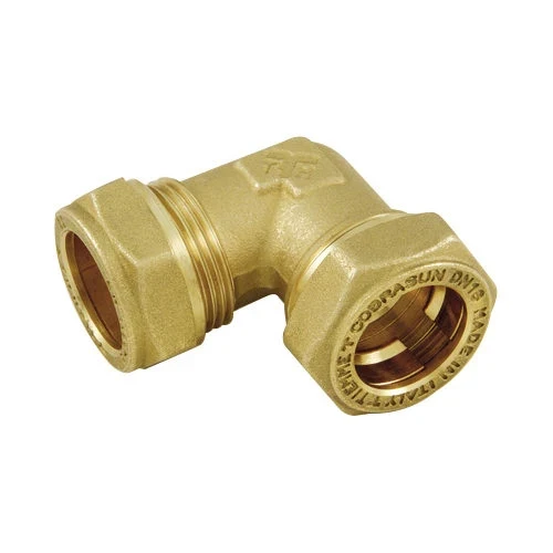 Raccordo curvo doppio inox-rame cobrasun dn 16 x 22