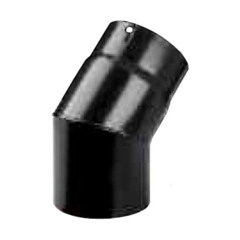 Gomito Plus Porcellanato 45 Ø 12 cm Nero Opaco