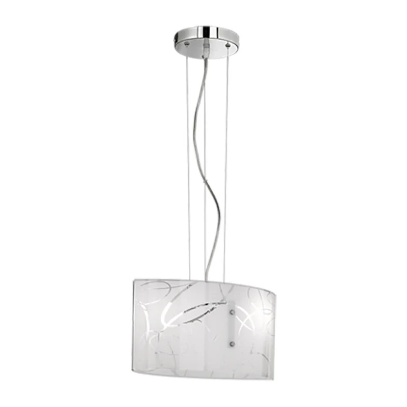Lampada Sosp Spirelli Decoro Cerchi E27 40 cm