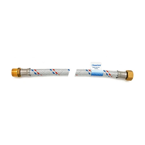 Flessibile antivibrante in acciaio zincato mf cm 50 1 1/4