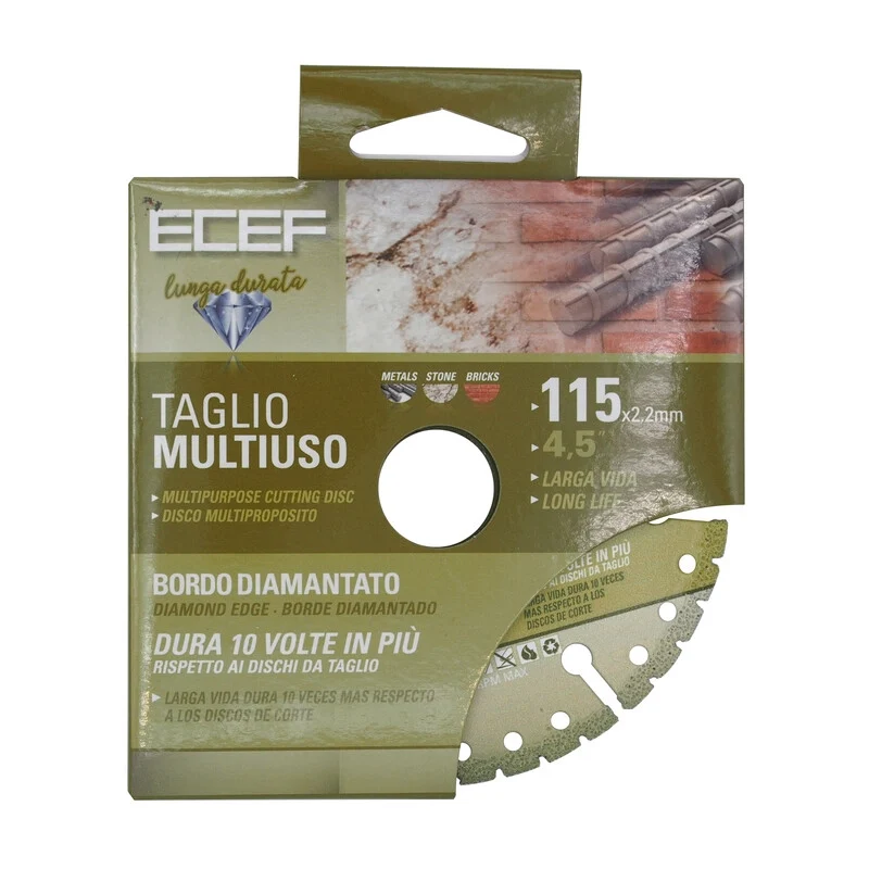 Disco Diamantato Multiuso D 115 mm