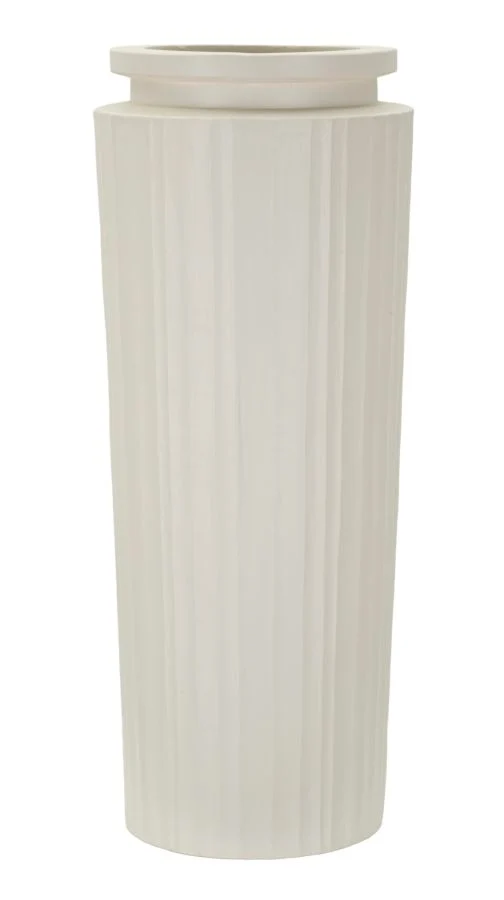 Vaso High Ø32x80 cm in Mgo Crema