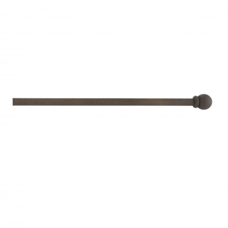 Asta decorativa per tendine 10 mm ruggine
