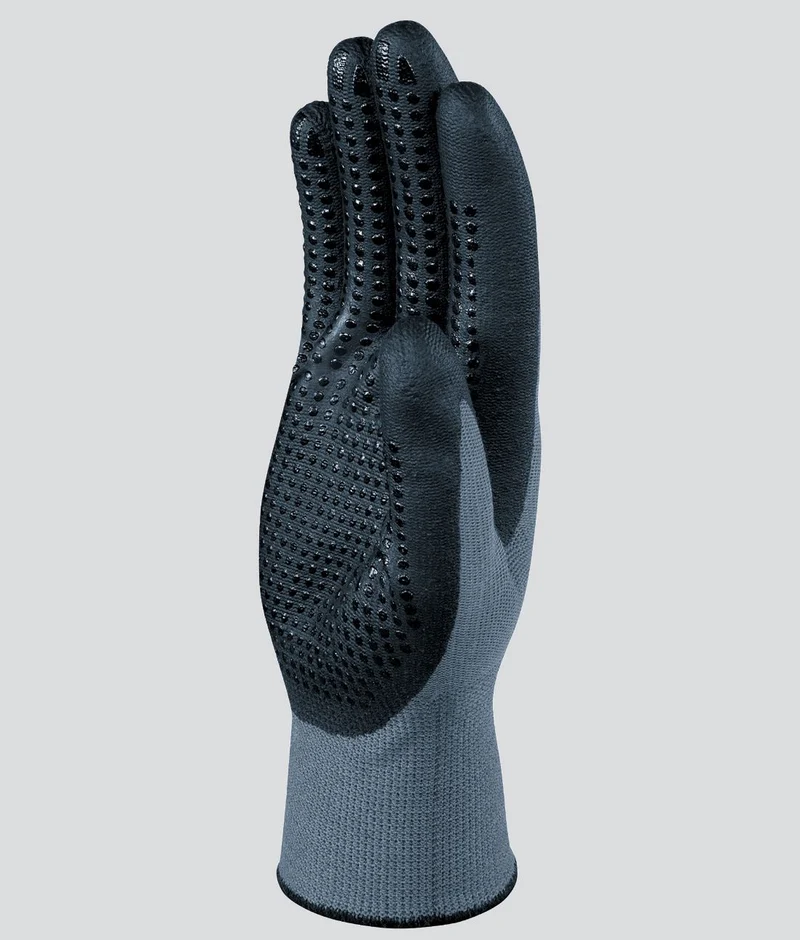 GUANTO FELP.NITRILE PUNTIN.728 T.10