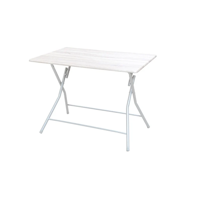 Tavolo Pieghevole Bingo Cm 120 x 80 Frassino Bianco
