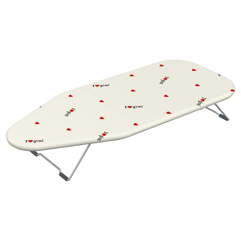 Asse da stiro in acciaio verniciato 73x32 cm con foderina in cotone "pollicino"