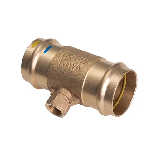 Tee f filetto ff a pressare acqua/gas b one diam 22 x 1/2