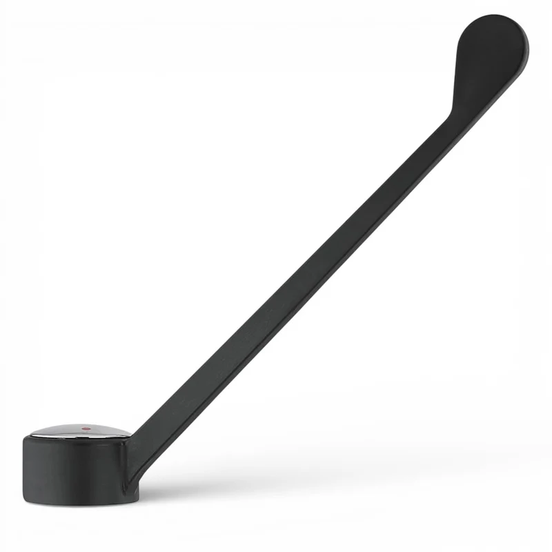 Leva clinica per miscelatori a monocomando 26 cm nera in nylon