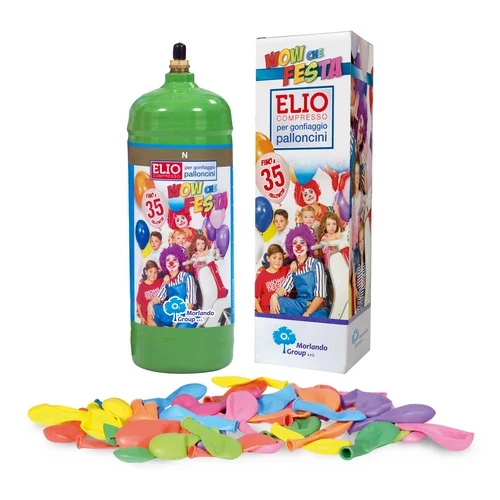 Bombola elio con palloncini kit party 1 7 l 35 palloncini