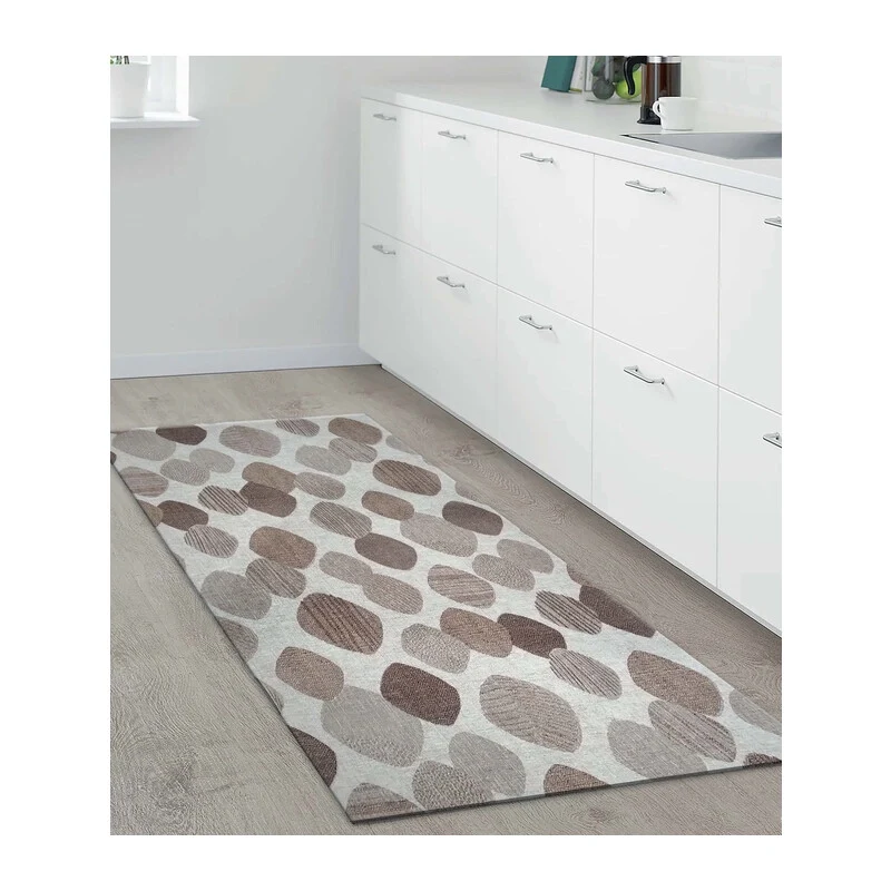 Passatoia Futura H 52 cm Sfere Beige Marrone 20 ml