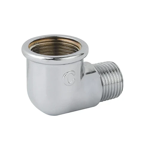 Gomito ridotto fm ottone cromo 1 x 1/2